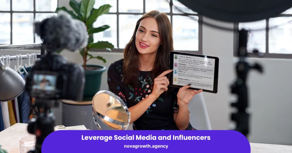 Leverage Social Media and Influencers